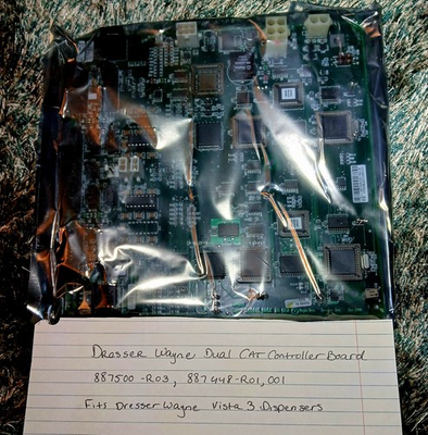 #ad DRESSER WAYNE 887500 R03 887448 R01 001 DUAL CAT CONTROLLER BOARD..NEW $175.00