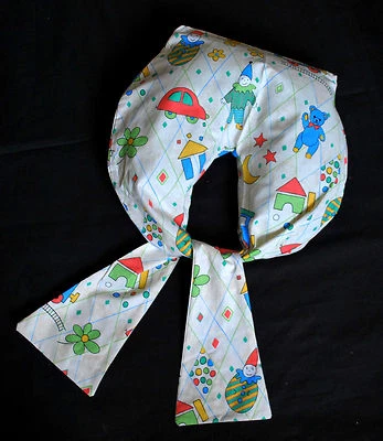 CLARIBELLO BEZUG für Nackenhörnchen Nackenstütze Nackenkissen Ersatzbezug 35x40 Clown JW461