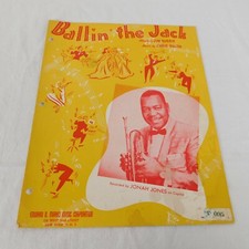 Ballin’ The Jack Vintage Sheet Music 1941 Jonah Jones on Cover Ragtime Pop FLAW Ballin’ The Jack Vintage Sheet Music 1941 Jonah Jones on Cover Ragtime Pop FLAW