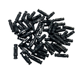 100 MICRO Knex Black Rods 0.5" - K'nex Small Tiny Mini Replacement Parts