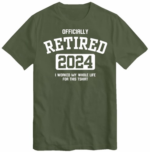 Oficialmente Retirada 2023 Camiseta Regalo de Jubilación Padre Papá Abuelo Hombres Camiseta - Imagen 8 de 8