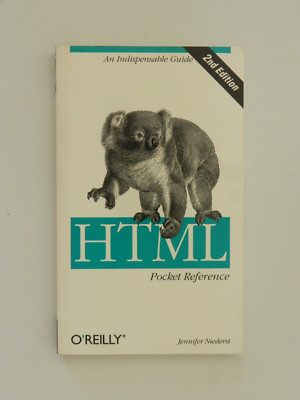 HTML Pocket Reference Jennifer Niederst An Indispensable Guide