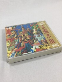 PC Engine SCD SANGOKUSHI III / Super Schwarzschild TurboGrafx-CD Japan Import