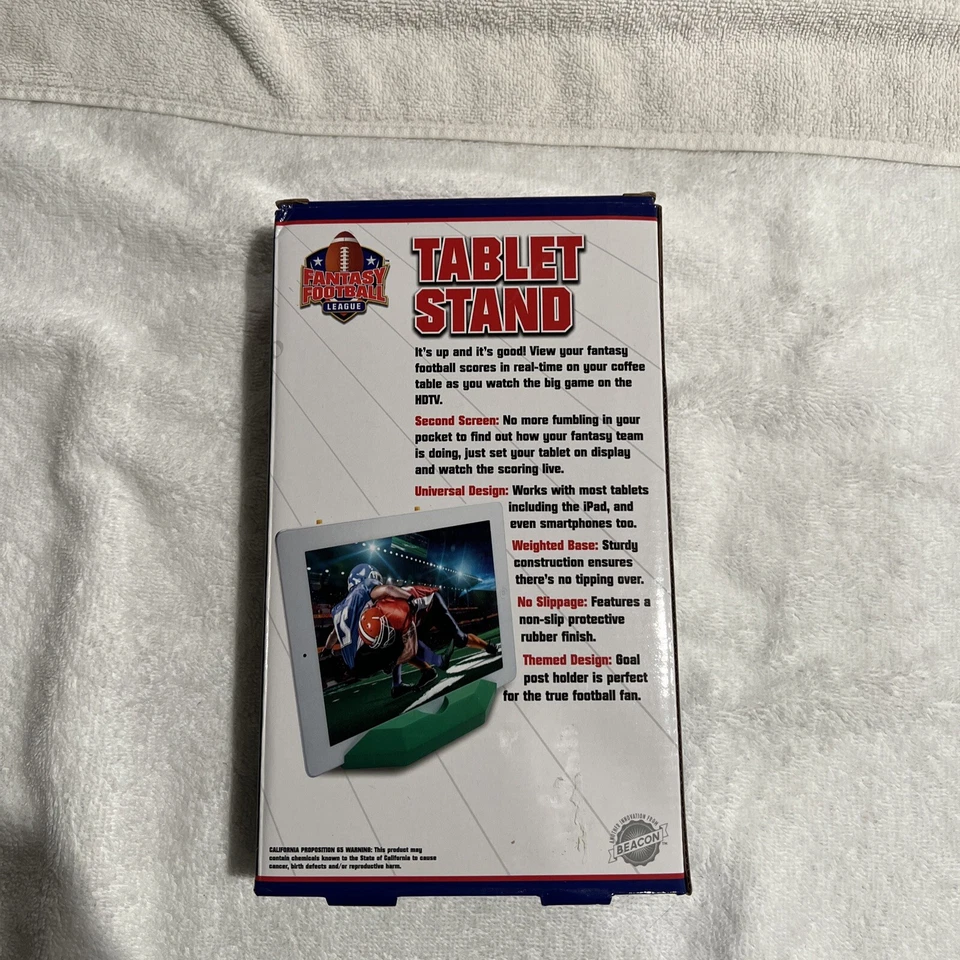 Fantasy Football Tablet & Smartphone Stand - Goal Post Design - New In Box - Image 2 of 4