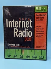 Sora Internet Radio Plus Desktop Audio: CD-ROM Software / VTG 1997 Windows (NEW)