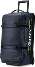 Gonex Rolling Duffle Bag with Wheels, 70L Travel Duffel Luggage 25   Navy 