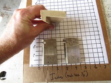 Pair Moulder Blades Bits Knives 5/16" Corrugated Back Shaper Router Profile