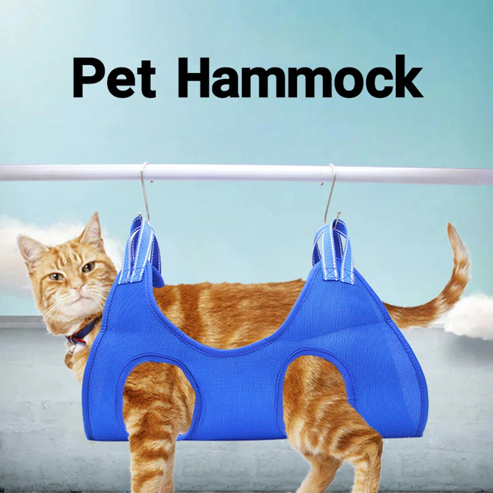 Dog Cat Bathing Trimming Nail Restraint Bag Helper Harness Pet