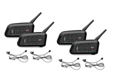 EJEAS V4C Referee Bluetooth Intercom 4 People Group Football Sports Headset 4X