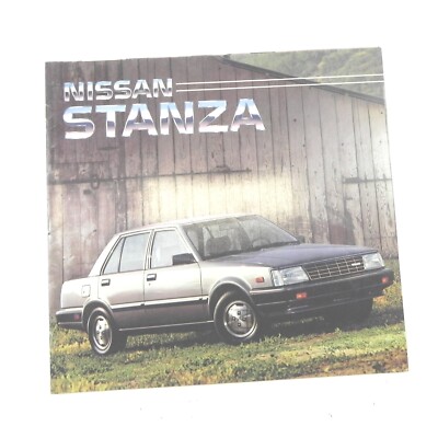 VINTAGE 1984 NISSAN STANZA DEALERSHIP SALES BROCHURE