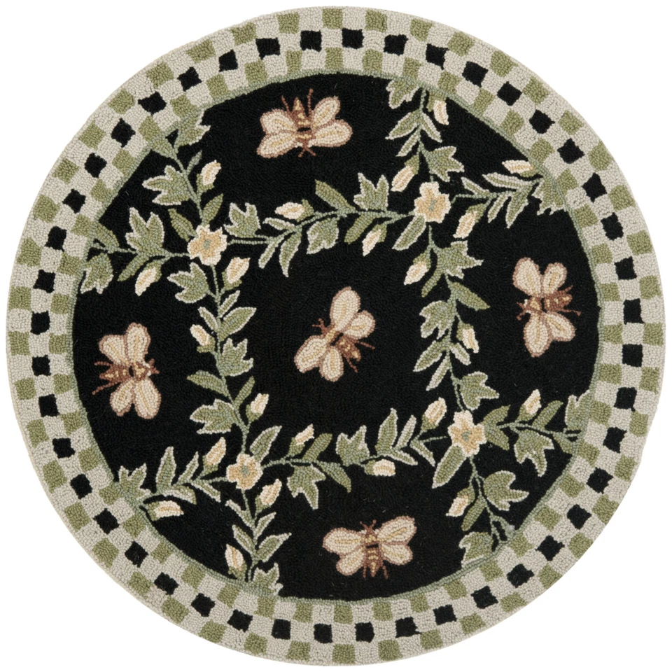 Черный ковер ручной вязки SAFAVIEH Chelsea Collection HK55B - Изображение 4 из 4