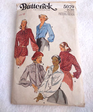 Butterick Misses Blouse Pattern 5079 Misses Size 12 From 1970s