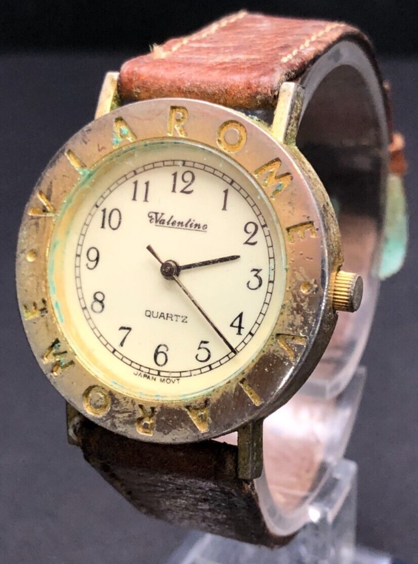 Vintage Women's Valentine Analog Watch Untested May Require Battery or Repair