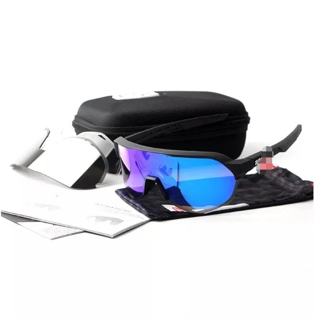 3 Linse100,% S2 Radbrille UV400 MTB Polarisierte Fahrradbrille TR90 Sportbrille - Bild 2 von 3