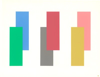 Josef Albers - ''The Interaction of Color'' Plate V-4 Right