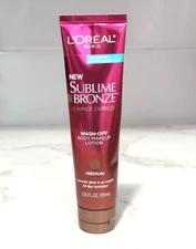 Loreal Sublime Bronze Body Bronzer Lotion - Medium - instant tan, 3.55 oz