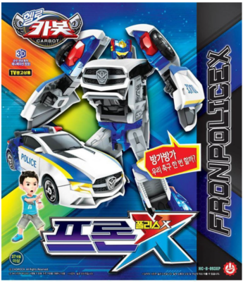 Hello Carbot FRON POLICE X CUBE Transformer Robot Car Action