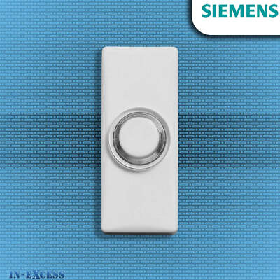 Siemens hintergrundbeleuchteter weißer kabelgebundener Klingeltaster für kabelgebundene Türglocken - JSJS-309 (DCW12)