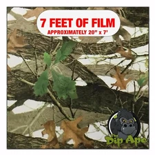 Hydrographic film Transparent Camo hydro dipping 7' x 20" hydro dip