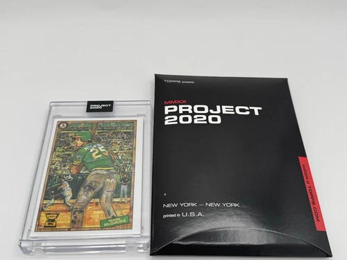 Topps Project 2020 #97 - 1987 Topps Mark McGwire by Andrew Thiele