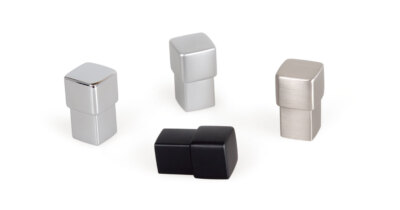 Viefe Möbelknopf BOXX 0376 Knopf klein Türknopf Griffe Knauf Möbelknauf eckig