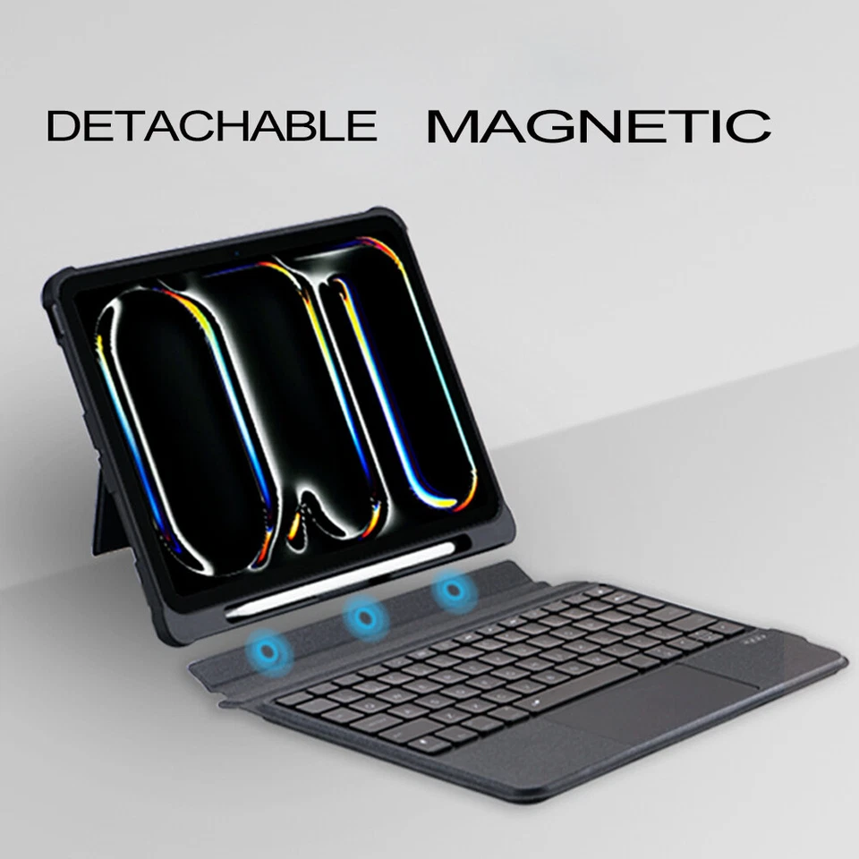 Bluetooth Keyboard Case For iPad Pro 11 Air 5 4 3 10.5 10.9 M2 12.9 Magic Cover - Image 3 of 4