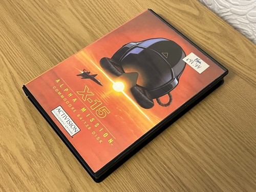 X-15 Alpha Mission Commodore 64 Disk - Rare & Working -👽👾Retro Gift Idea👾👽 - Afbeelding 15 van 24