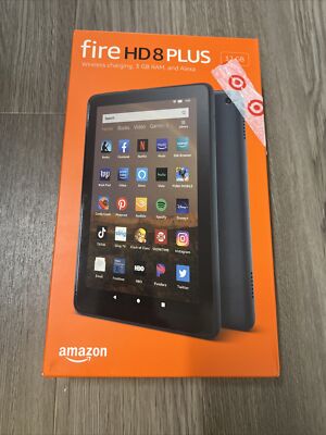 Amazon Fire HD 8 Plus 32GB, Wi-Fi, 8in - Slate (with Special Offers)