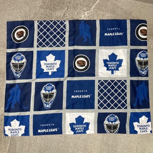Vintage 90s Toronto Maple Leafs NHL Hockey Goalie Mask Pillow Sham