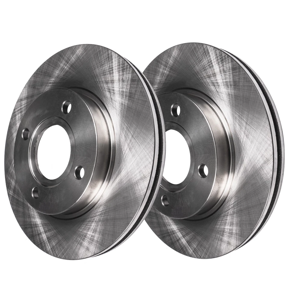 Rotores de freno delanteros para Toyota Yaris 2006-2018 2012-2019 Prius C 2013 Scion iQ Foto 3 de 4