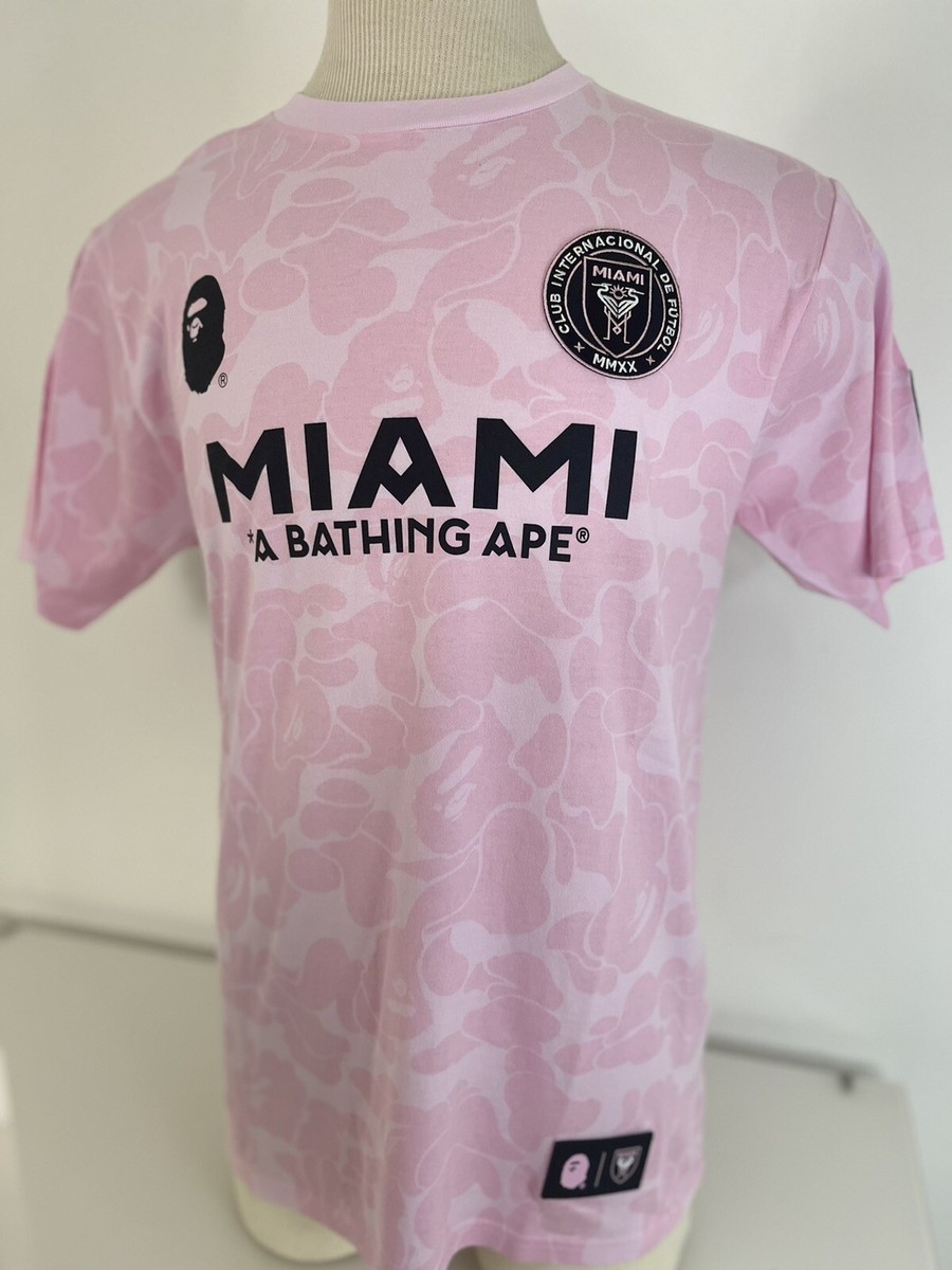 Bape x Inter Miami CF Pink Tee Futbol Soccer 2XL BNWT | eBay Bape x Inter Miami CF Pink Tee Futbol Soccer 2XL BNWT | eBay