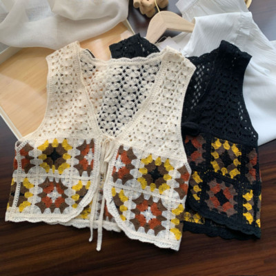 トップス MURRAL Garden flower knit vest 9568bbb57ee9e8432d655d4961569b