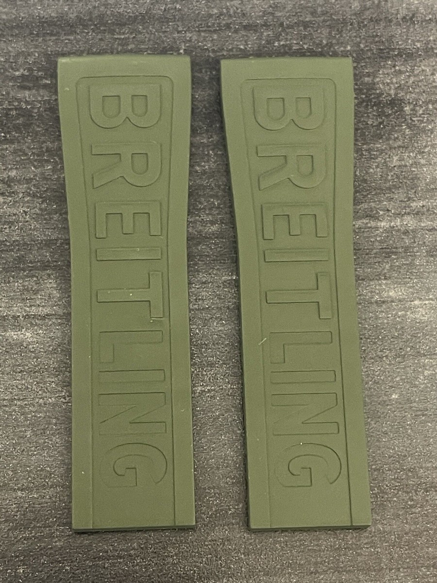 Breitling Green Diver Pro III Rubber Strap for Deployment Clasp 24