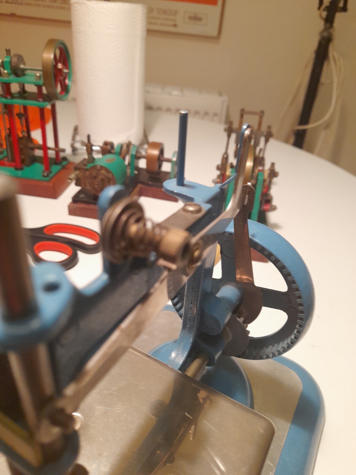 Vintage Vulcan Child’s Sewing Machine Blue in Original Box 1950s. eBay