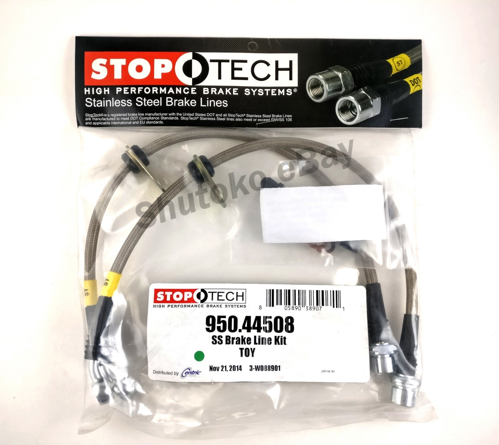STOPTECH SS STAINLESS STEEL REAR BRAKE LINES FOR 0005 TOYOTA MR2