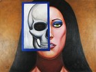 SEAN PATTY Original Contemporary Art Painting DEAD GIRL 2 40"x30" Canvas Large