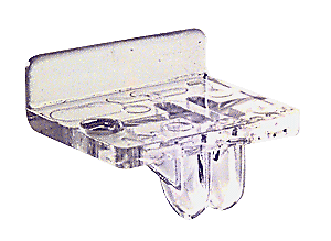 CRL KV10312PRH Clear Acrylic Right Hand Front Rest - Picture 2 of 3