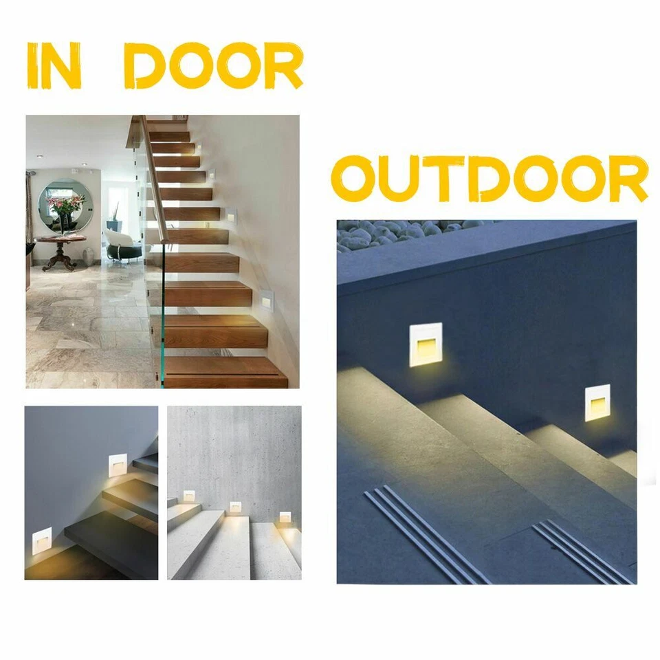 LED Treppenlicht Treppenbeleuchtung Treppenleuchte Stufenlicht Bewegungsmelder - Bild 3 von 4
