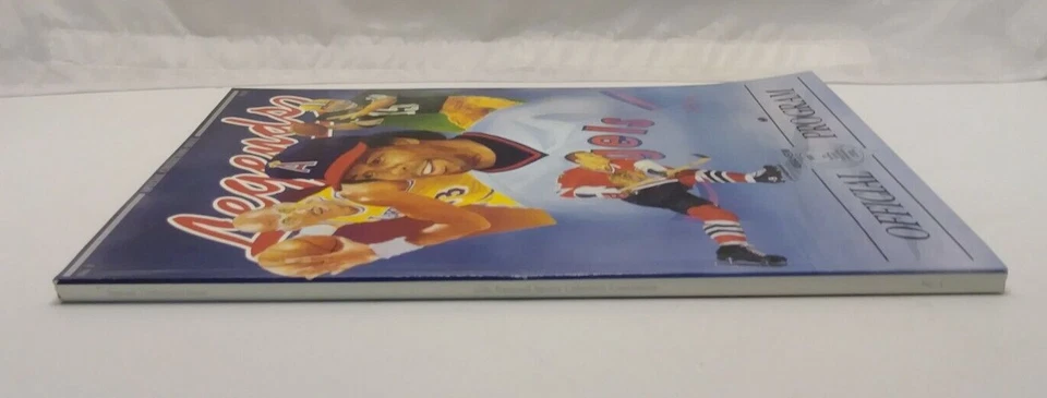 Legends Sports Memorabilia Official Program Magazine #1 with Uncut Card Sheet - Image 3 of 4