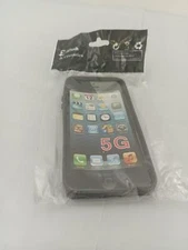 IPHONE 5 CASE, JETEC CLEAR BACK (BLACK).