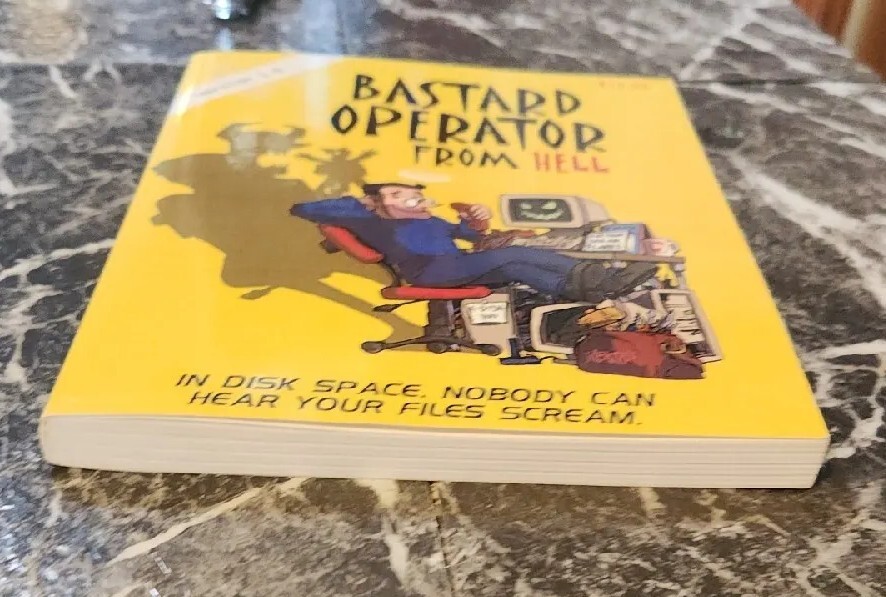 RARE Bastard Operator From Hell 1.0 BOFH Simon Travaglia EUC