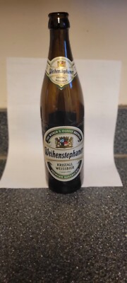 Weihenstephaner Kristall Weissbier 500ml Empty Beer Bottle