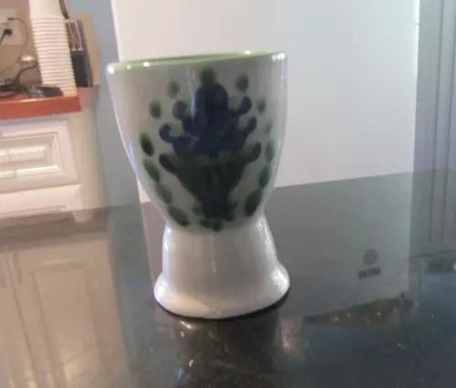 LOVELY M.A. HADLEY EGG CUP~BLUEBERRY BOUQUET