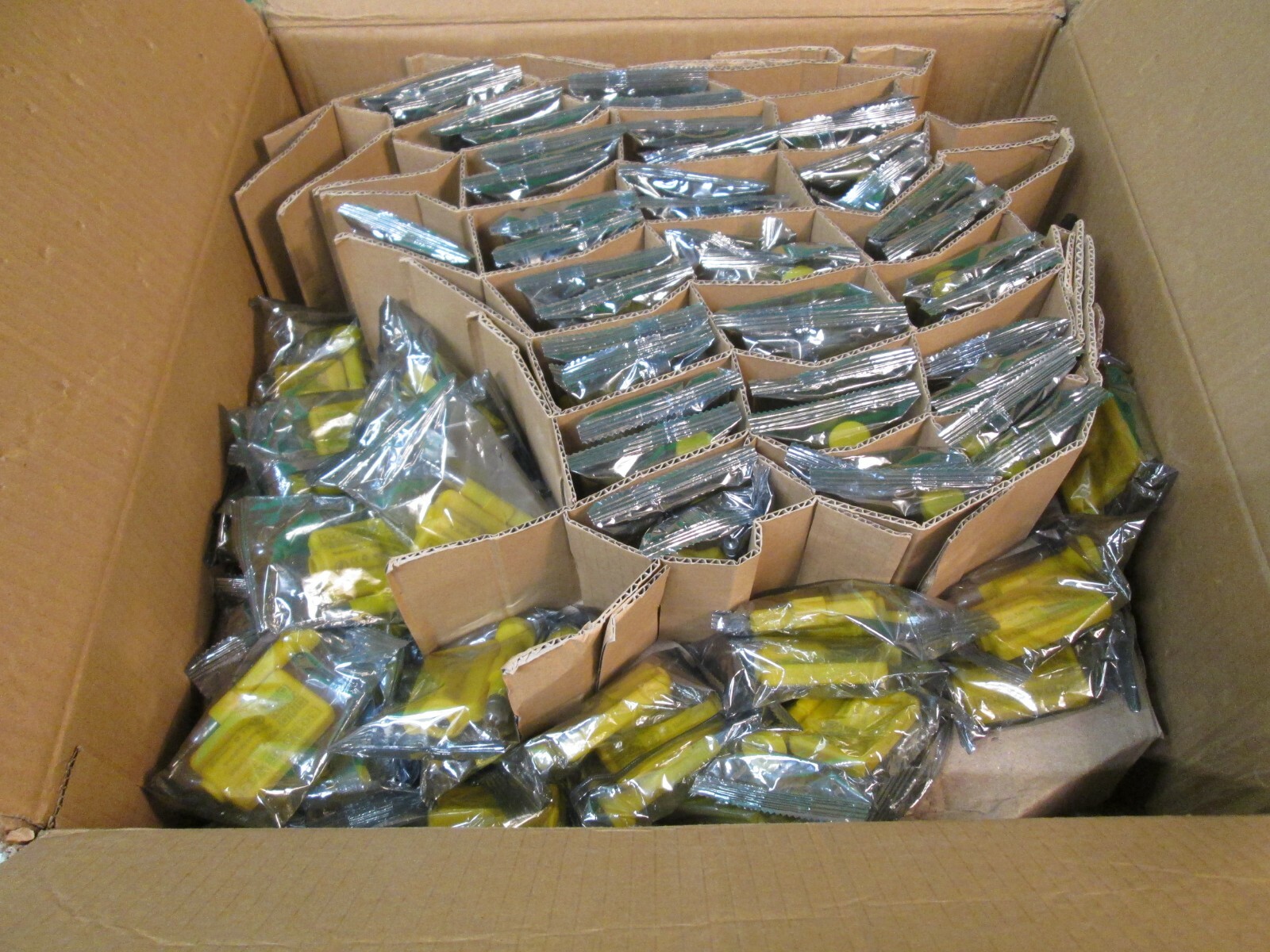 (QTY. 300) Yellow HMUHFB, RFID Tamper Evident Bolt Seal Cargo