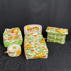 VTG 70s Zee Toys Barbie Bedroom Furniture Inflatable Mushrooms 4 Pc Taiwan Retro