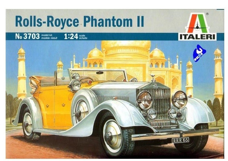 Maquette ROLLS ROYCE Phantom II cabriolet Italeri à peindre échelle 1/24
