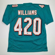 Camiseta deportiva autografiada/firmada Ricky Williams Smoke Weed Everyday Puff Puff certificado de autenticidad BAS