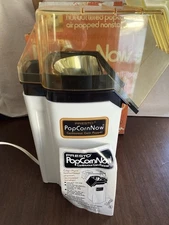 Vintage 1978 Presto Popcorn Now Hot Air Corn Popper Kitchen Super Clean w/Box