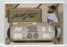 2017 Topps Triple Threads Auto Relics 2/18 Michael Fulmer #TTAR-MF2 Auto 1ek2