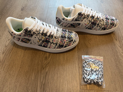 John Geiger GF-01 White Tweed Multi White Size 12 US Mens Brand New Never Worn